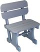 Nature's Best Furniture Customizable 2' Polyethylene Outdoor Bench with Back-0