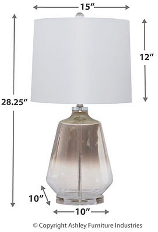 Signature Design by Ashley® Jaslyn Silver Table Lamp-1