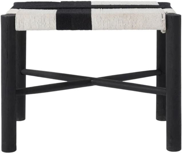 Renwil® Plex Black/Off-White Stool-2