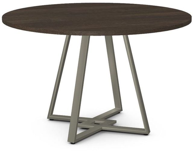 Amisco Customizable Dirk Dining Table with 48" Birch Veneer Top-0