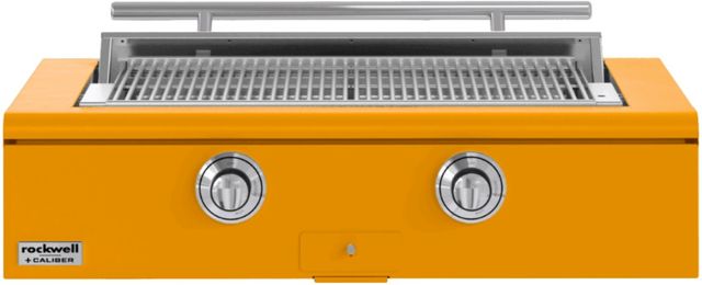 Caliber™ Rockwell Social 2-Burner Saffron Built-In Natural Gas Grill with Polished Chrome Hardware-0
