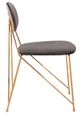 Zuo® Modern Georges Gold/Gray Dining Side Chair-1