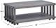 Magnussen Home® Eldridge Weathered Gravel Cocktail Table with Casters-2