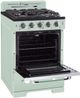 Unique® Appliances Classic Retro 24" Summer Mint Green Freestanding Gas Range-2