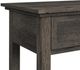 Elements International Park Ridge Charcoal Sofa Table-4