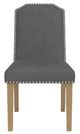 Riverside Furniture Mix-N-Match Slate Clipped Top Upholstered Dining Side Chair-2