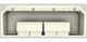 Vent-A-Hood® Designer Series 66" Biscuit Wall Mounted Range Hood-4