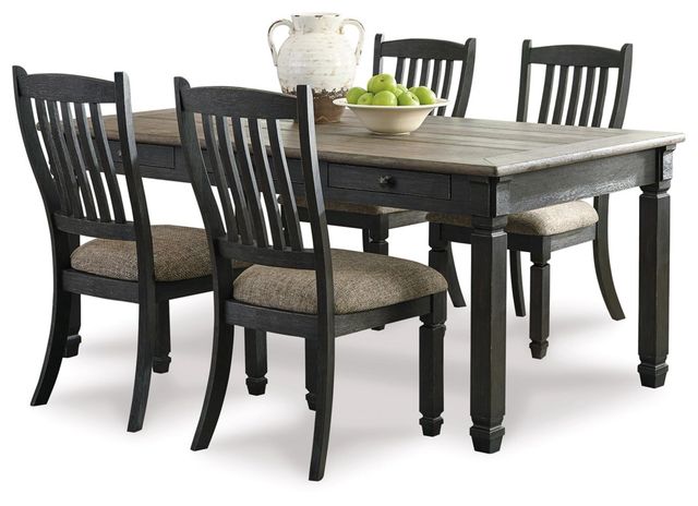 Signature Design by Ashley® Tyler Creek 5-Piece Black/Gray Dining Set-0