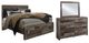 Benchcraft® Derekson 3-Piece Multi Gray Queen Panel Bed Set-0