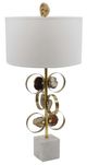 A & B Home White Agate Table Lamp-0