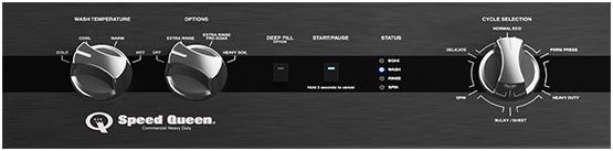 Speed Queen® TC5 3.2 Cu. Ft. Matte Black Agitator Top Load Washer-3