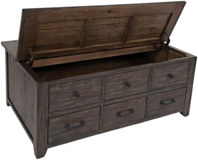 Jofran Inc. Madison County Harris Barnwood Lift Lid Cocktail Table-2