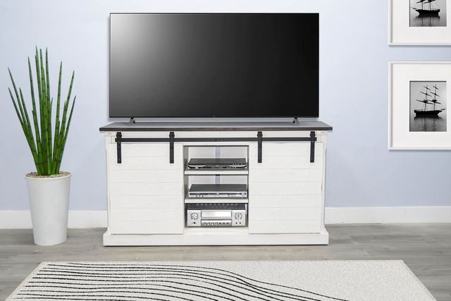 Sunny Designs™ European Cottage 65" TV Console with Barn Door-1