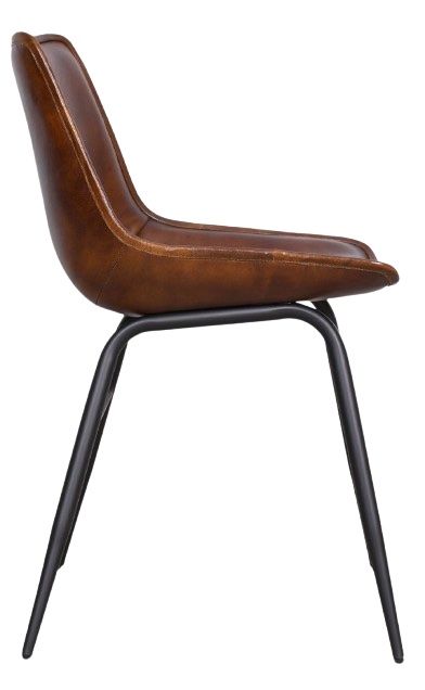 Home Trends & Design Essex Stanley Handwashed Chestnut Side Dining Chair-2