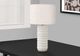Monarch Specialties Inc. 28"H Cream Resin Table Lamp-4