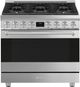 Smeg Professional 36" Stainless Steel Pro Style Dual Fuel Range-0