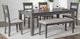 Urban Styles Furniture Acadia 6-Piece Gray Dining Set-0