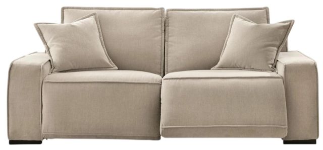Benchcraft® Carceri 2-Piece Cashmere Power Reclining Small Spaced Sectional Sofa-1