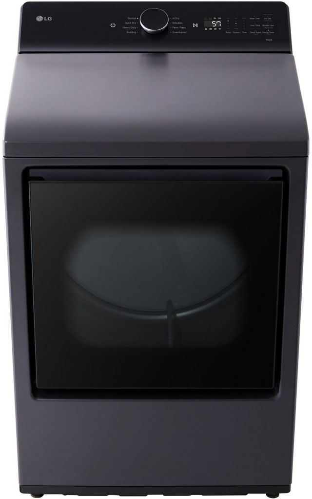LG 7.3 Cu. Ft. Matte Black Electric Dryer-16