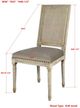 Forty West Designs Maxwell Chantel Ash/Cottage White Dining Side Chair-1