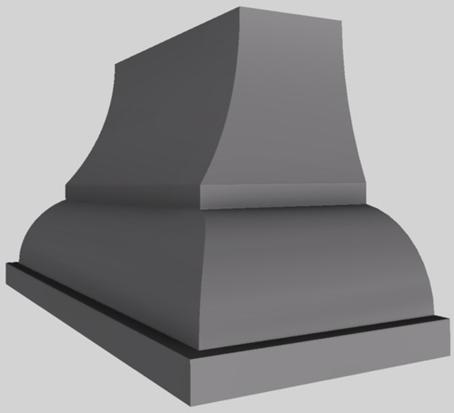Vent-A-Hood® Designer Series 54" Gunsmoke Wall Mounted Range Hood-2