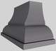 Vent-A-Hood® Designer Series 54" Gunsmoke Wall Mounted Range Hood-2