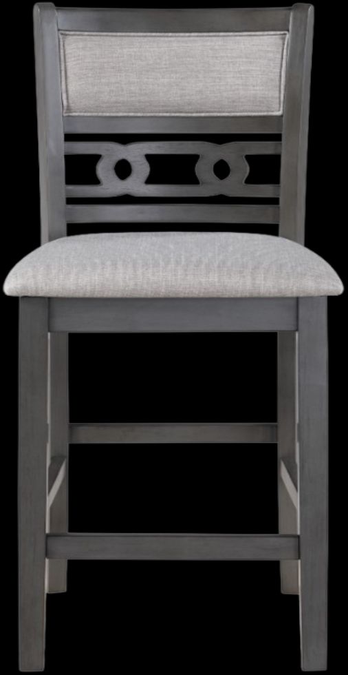 New Classic® Home Furnishings Gia Gray Counter Height Dining Chair-2