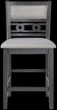New Classic® Home Furnishings Gia Gray Counter Height Dining Chair-2