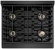 ZLINE Paramount 30" Black Satin Stainless Steel Gas Rangetop with 4 Burner DuoPro™ Cooktop-2