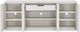 Universal Explore Home™ Oasis White Sandblasted Quartered Pine 82" Shoreline Credenza-3