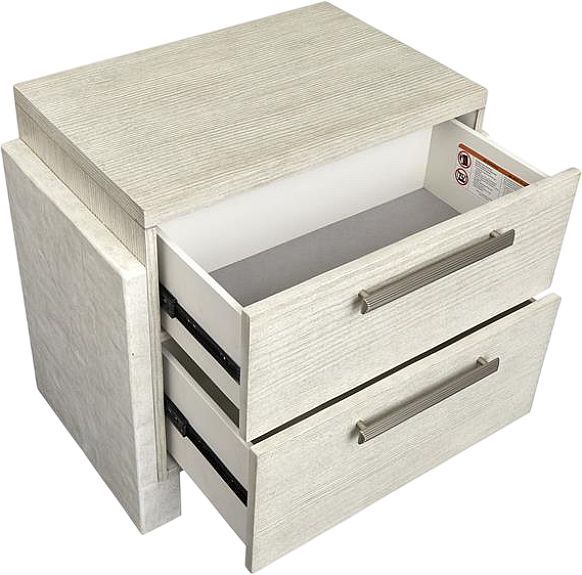 Magnussen Home® Lorelei Misty Cloud Drawer Nightstand-2