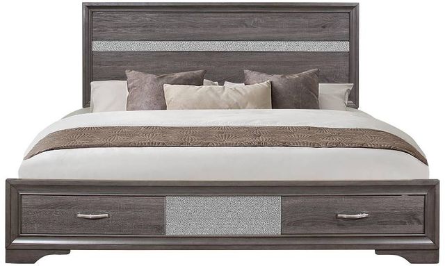 Global Furniture USA Seville 5-Piece Dark Gray Full Bedroom Set-2