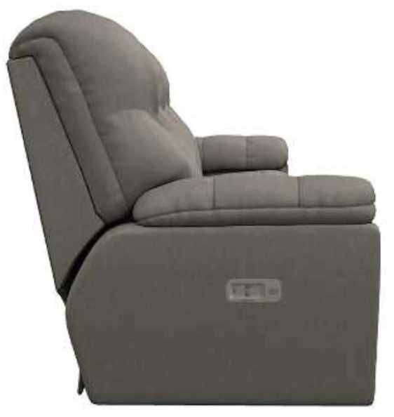 La-Z-Boy® Morrison Fog Power Reclining Sofa with Headrest and Lumbar-3