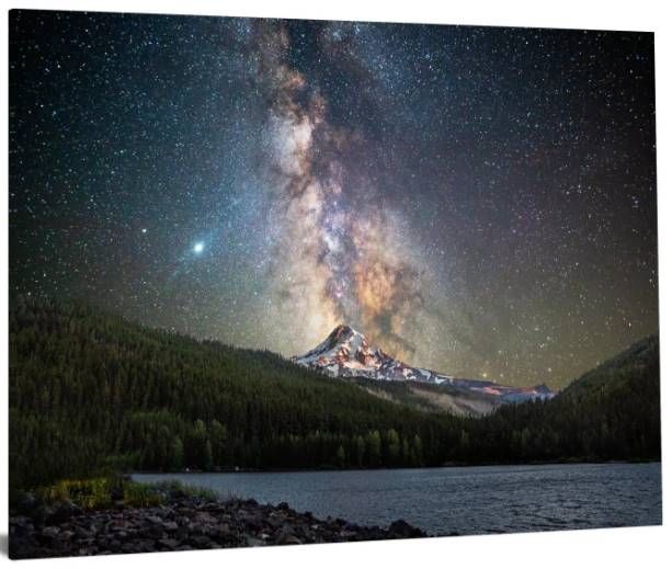 Classy Art Starry Mountain Wall Art-1