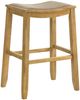 Armen Living Iyani 2-Piece Amber Glow/Twilight Taupe Barstool Set-0