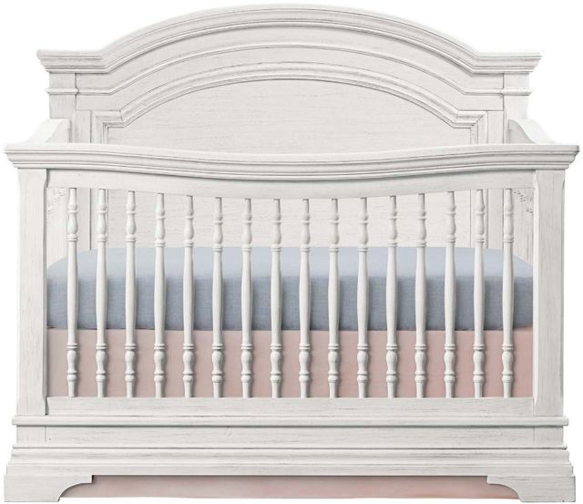 Westwood Design Olivia Brushed White Arch Top Convertible Crib-2