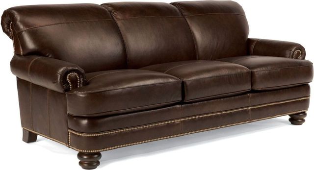 Flexsteel® Bay Bridge Brown Sofa-0