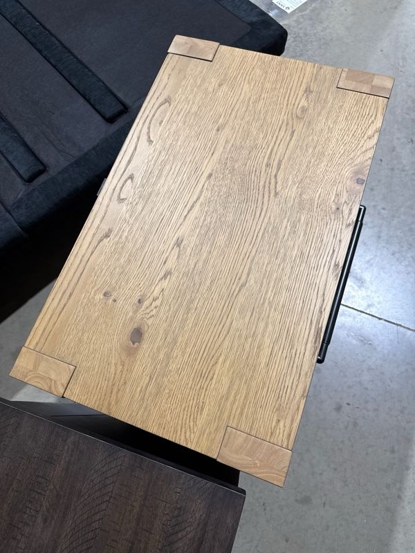 Clearance Riverside Furniture Davie Pale Oak 3-Drawer Nightstand-1