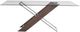 Bassett Mirror Harmon Glass Top Dining Table with Gunmetal/Smoked Base-0
