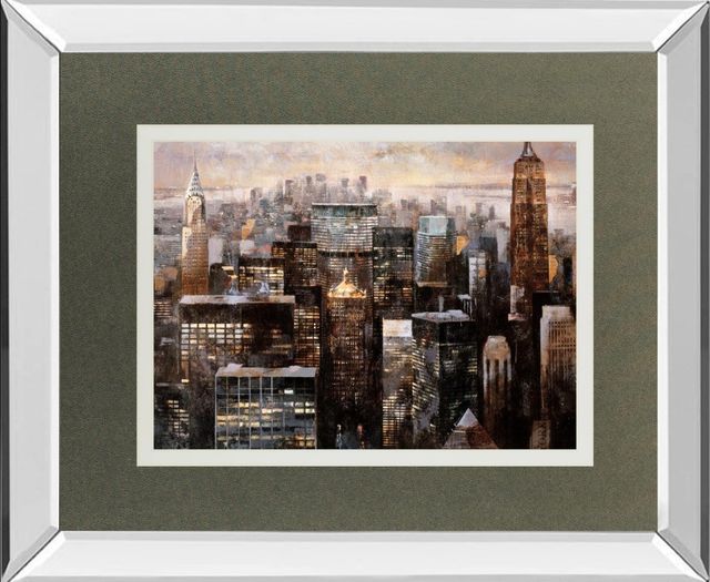 Classy Living Bofarull M Manhattan by Night Mirror Framed Wall Art-0
