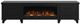 Legends Home Real Cozy Sonoma Seal Skin Black 95" Fireplace TV Stand-3