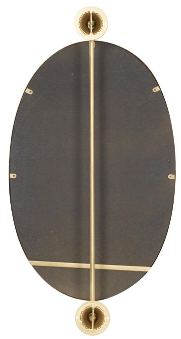 Deco Marche Gold Oval Wall Mirror-2