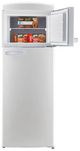 Unique® Appliances Classic Retro 22'' 7.5 Cu. Ft. Marshmallow White Top Freezer Refrigerator-4