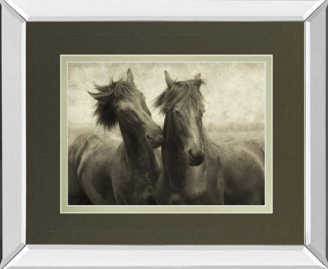 Classy Art Horses Don’t Whisper by Lars Van De Goor Mirror Framed Wall Art-0
