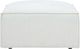 TOV Furniture Mindy Cream Ottoman-3