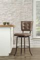 HH2 Home Hillbrook Dark Brown Swivel Stool-2