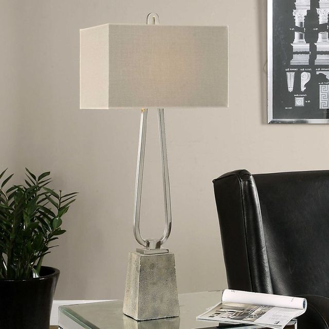 Uttermost Carugo Silver Table Lamp-2