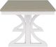 Riverside Furniture Cora Fog Trestle Dining Table with Cloud Base-3