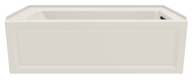 KOHLER® Archer® Biscuit 60" x 30" Heated Whirlpool Bath Right Drain-1