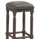 American WoodCrafters Bronson Brown 26" Leather Bar Stool-1